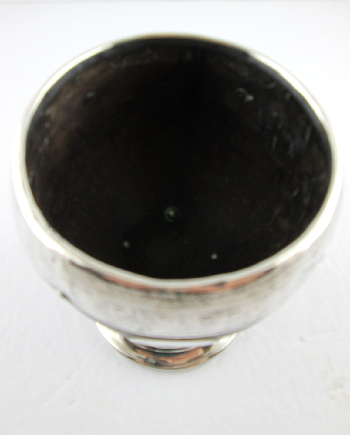 Antique English George III Appolone RUDKINS Sterling Silver Coconut Goblet