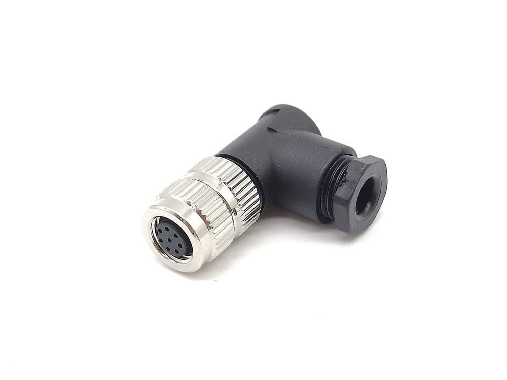 8 Pin Female ACode M8 Connector Screw Type Right Angle Assemble Cable