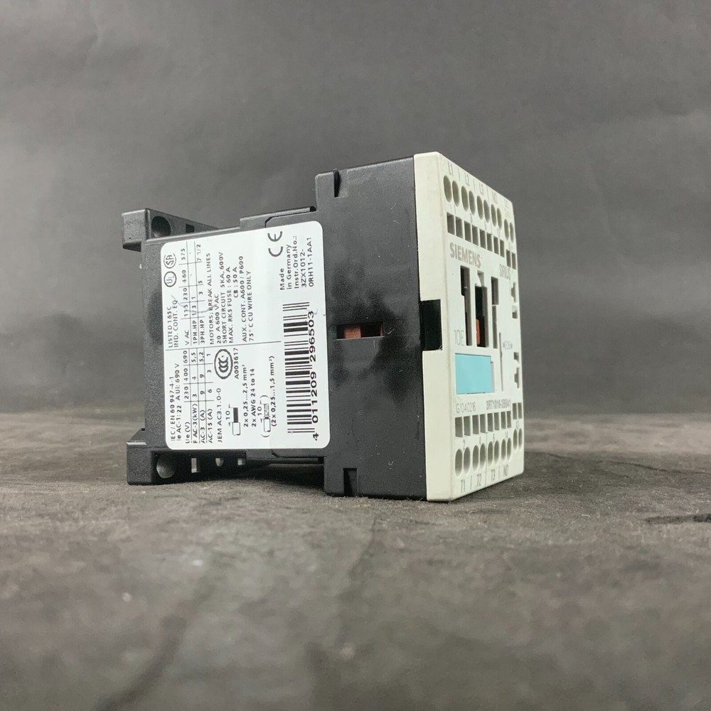 SIEMENS 3RT1016-2BB41 CONTACTOR ($25 OBO)