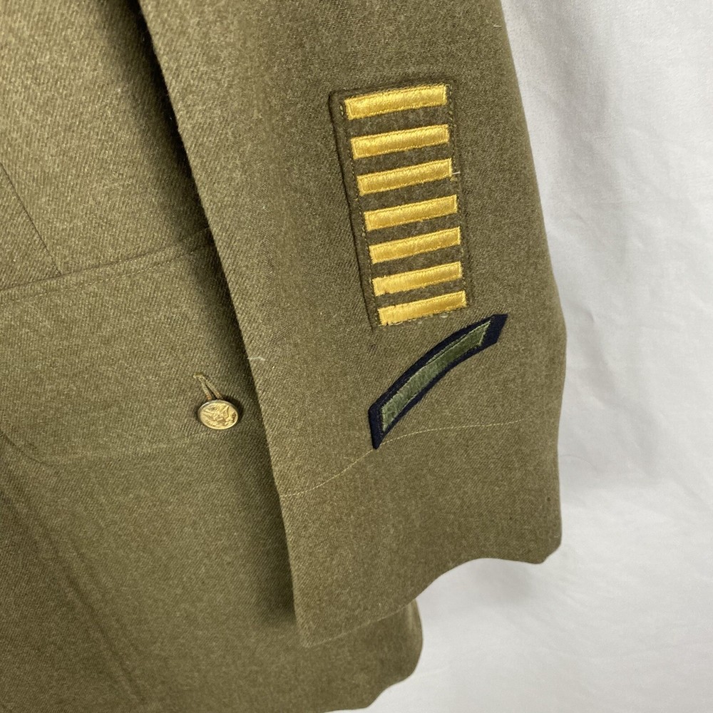 Original WWII US Army Uniform CBI Patched Pacific
