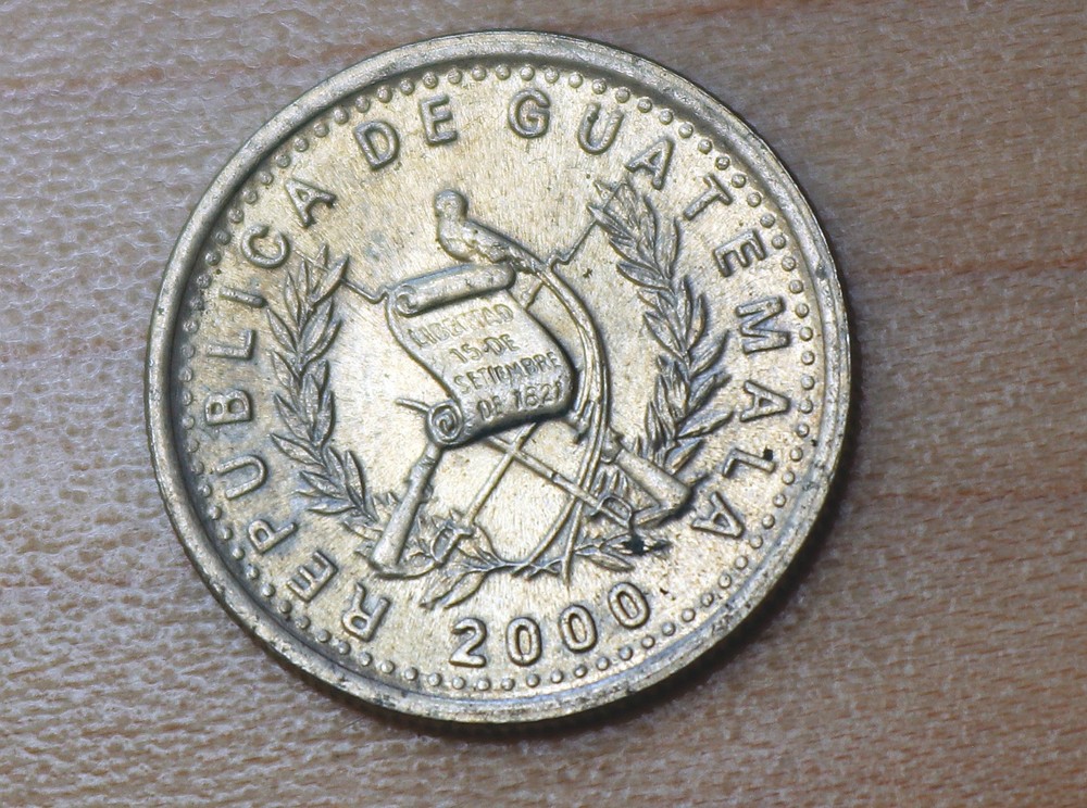 2000 Guatemala 5 Centavos Kapok Tree