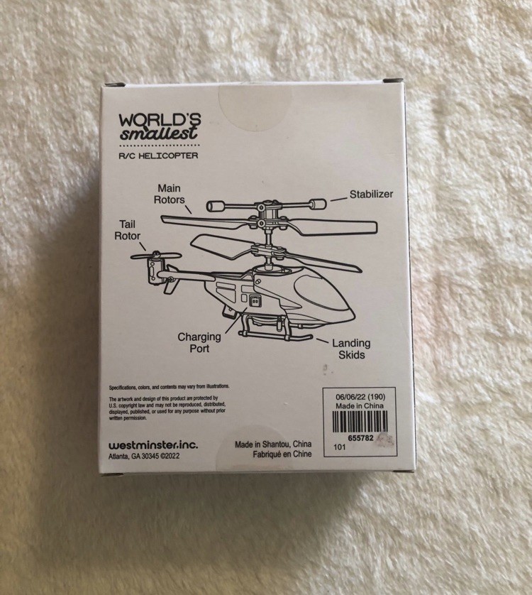 World’s Smallest RC Helicopter