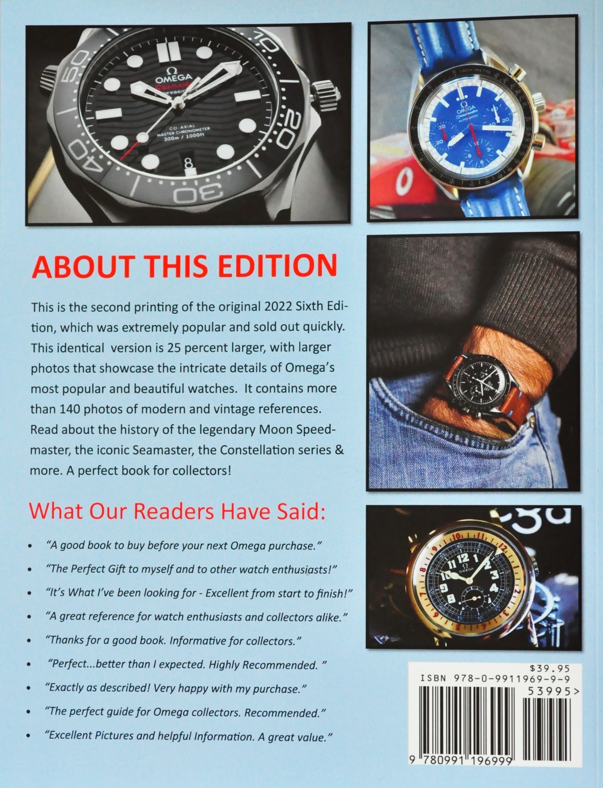 Omega Watch Sixth Edition Collector Book History Moon Speedmaster Seamaster ++