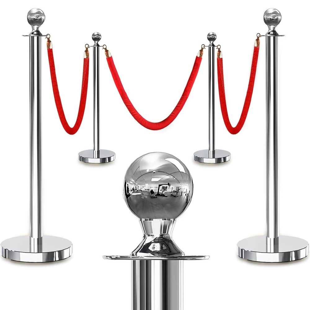 Stylish Party Crowd Control Stanchions