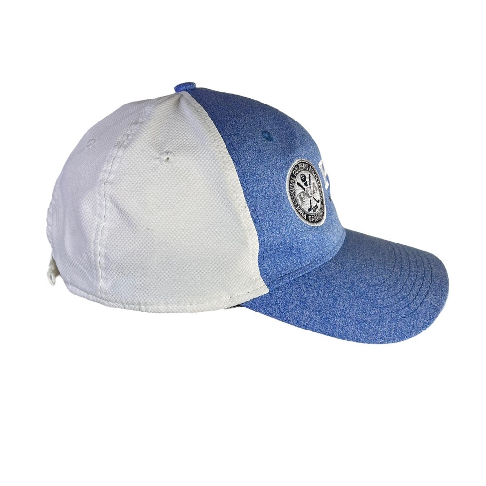 PGA Northern Ohio Section Blue White Golf Adjustable Hat Hook Loop Baseball Cap