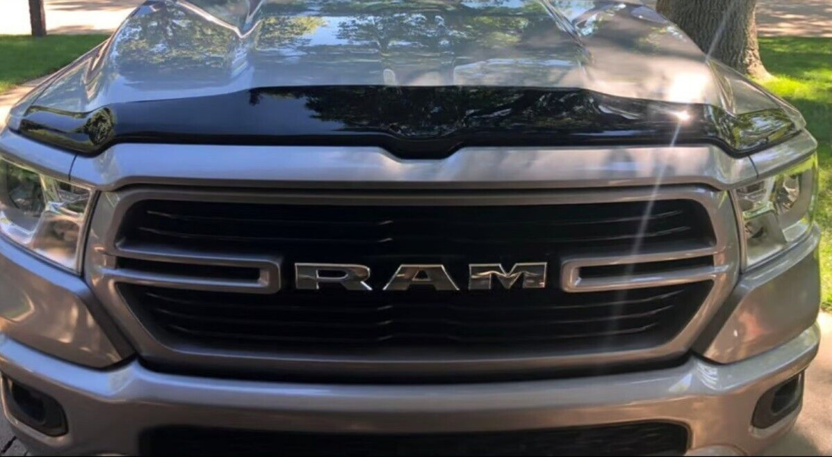 AeroSkin Hood Protector Bug Shield Deflector for 2019-2025 Ram 1500 Low Profile