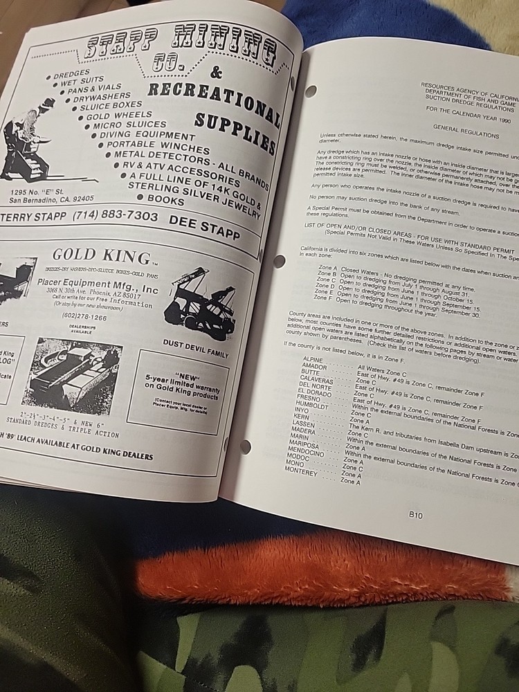 1991 Gold Prospectors Mining Guide, G.P.A.A