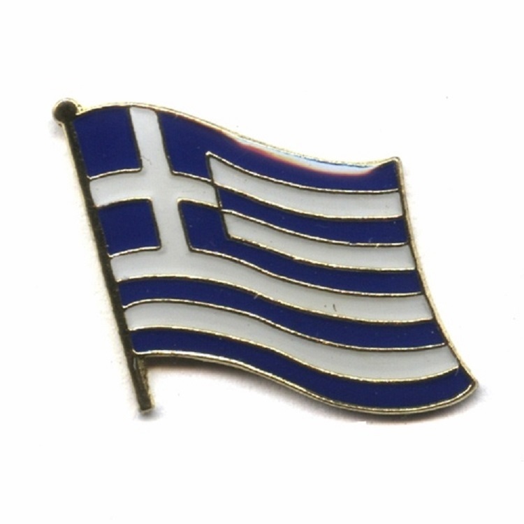 GREECE LAPEL FLAG PIN  - NEW