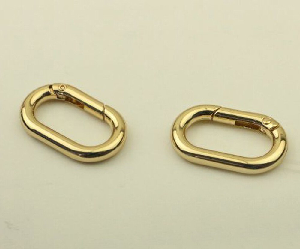 Bag Clasps Oval Rectangular Spring Coil Swivel Clips For 13~40 mm Bag Strapping