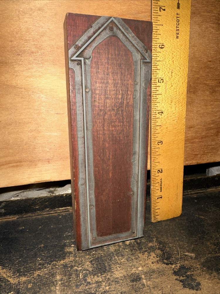 Printing Block Large Arrow Pointing 6 Inch