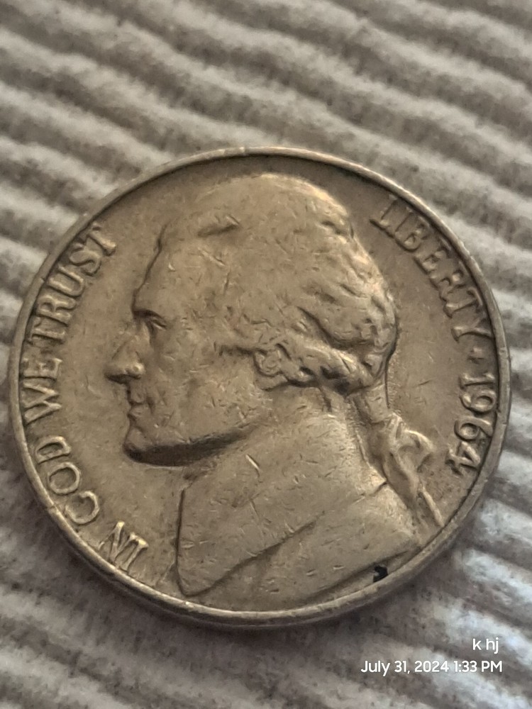 1964 nickel d mint mark Rare With Errors