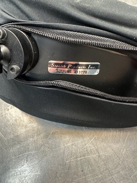 14"x6" Stealth Concaved Adjustable Headrest & Mount A7