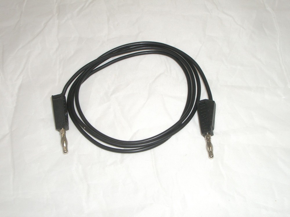 MPJ 19575TE 39" BLACK STACKABLE BANANA PLUG TEST LEAD CABLE FITS POMONA
