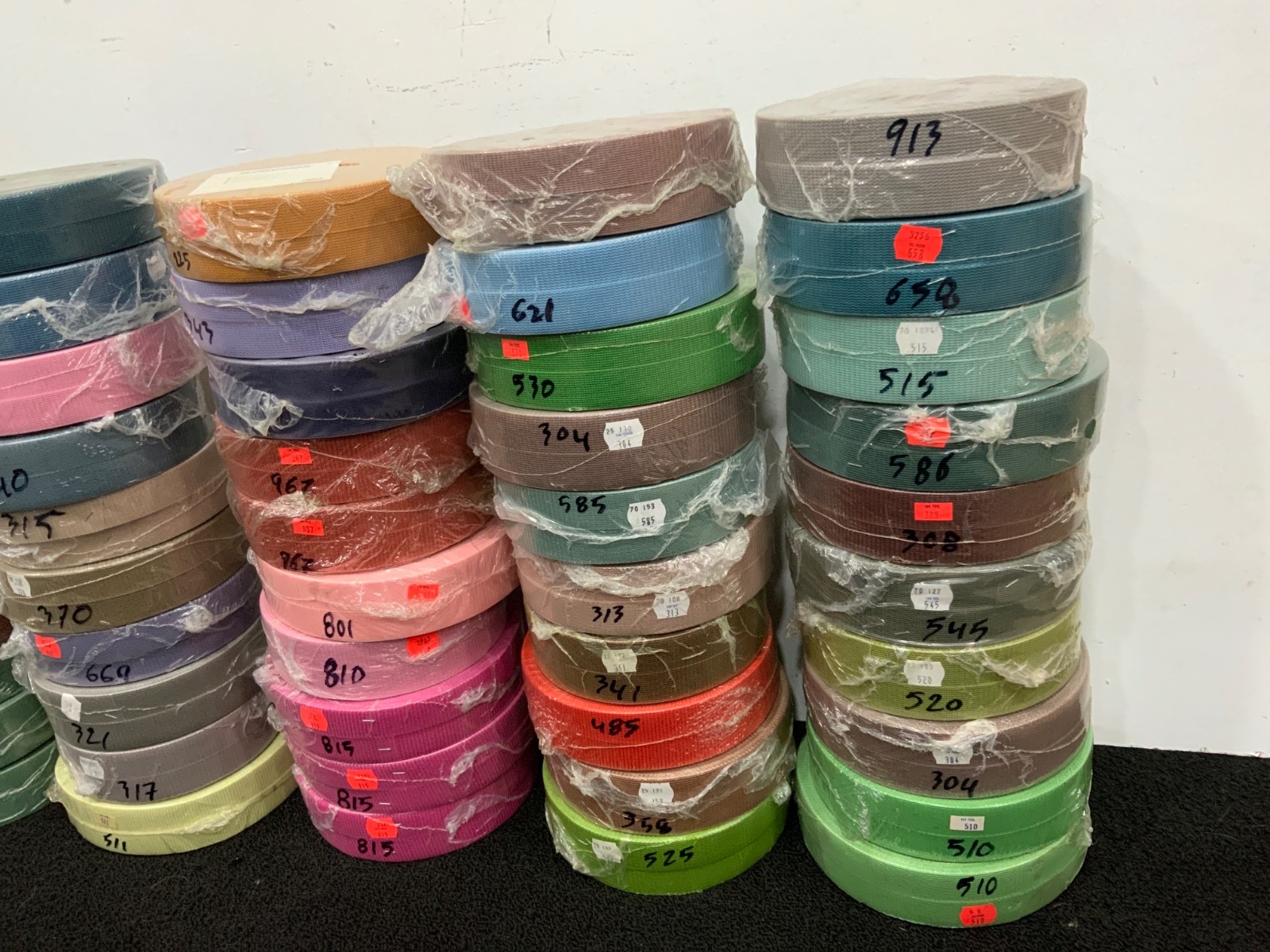 CARPET RUG BINDING LOT MULTIPLE COLORS 100 ROLLS CARPET RUG EDGE #2