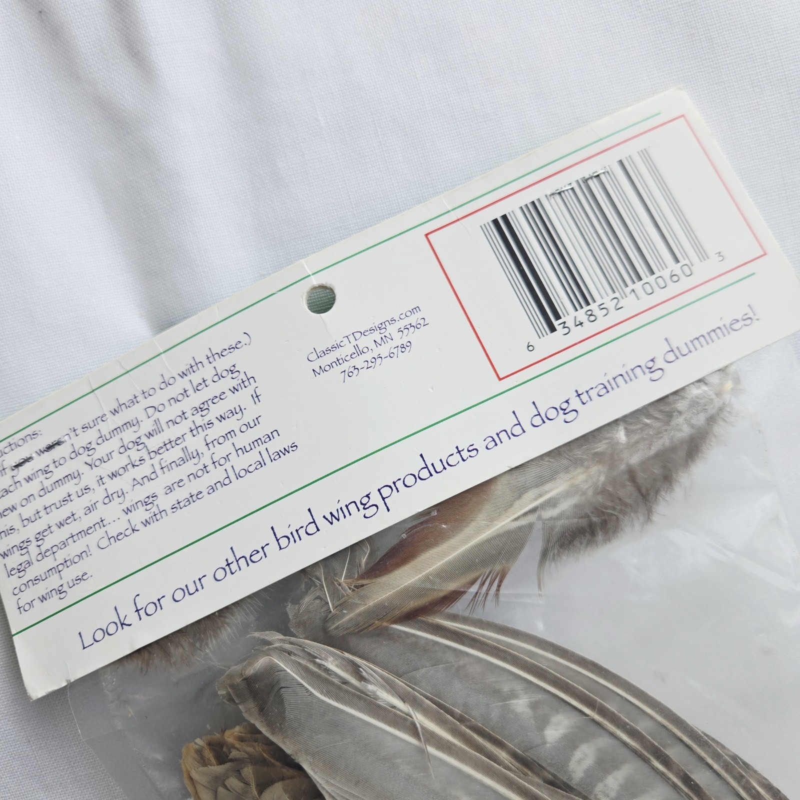 Wild Pheasant Wings Bird Dog Training Hunting Decor