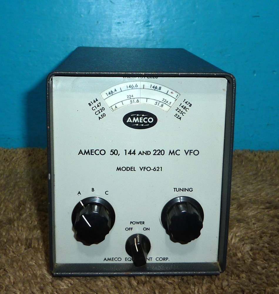 Ameco Model VFO-621 External VFO 50/144/220MHz for TX-62