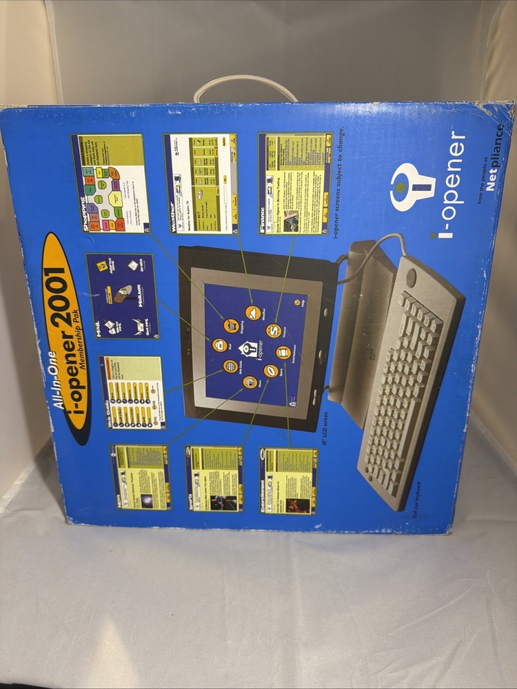 VINTAGE NETPLIANCE COMPUTER I-OPENER 2001