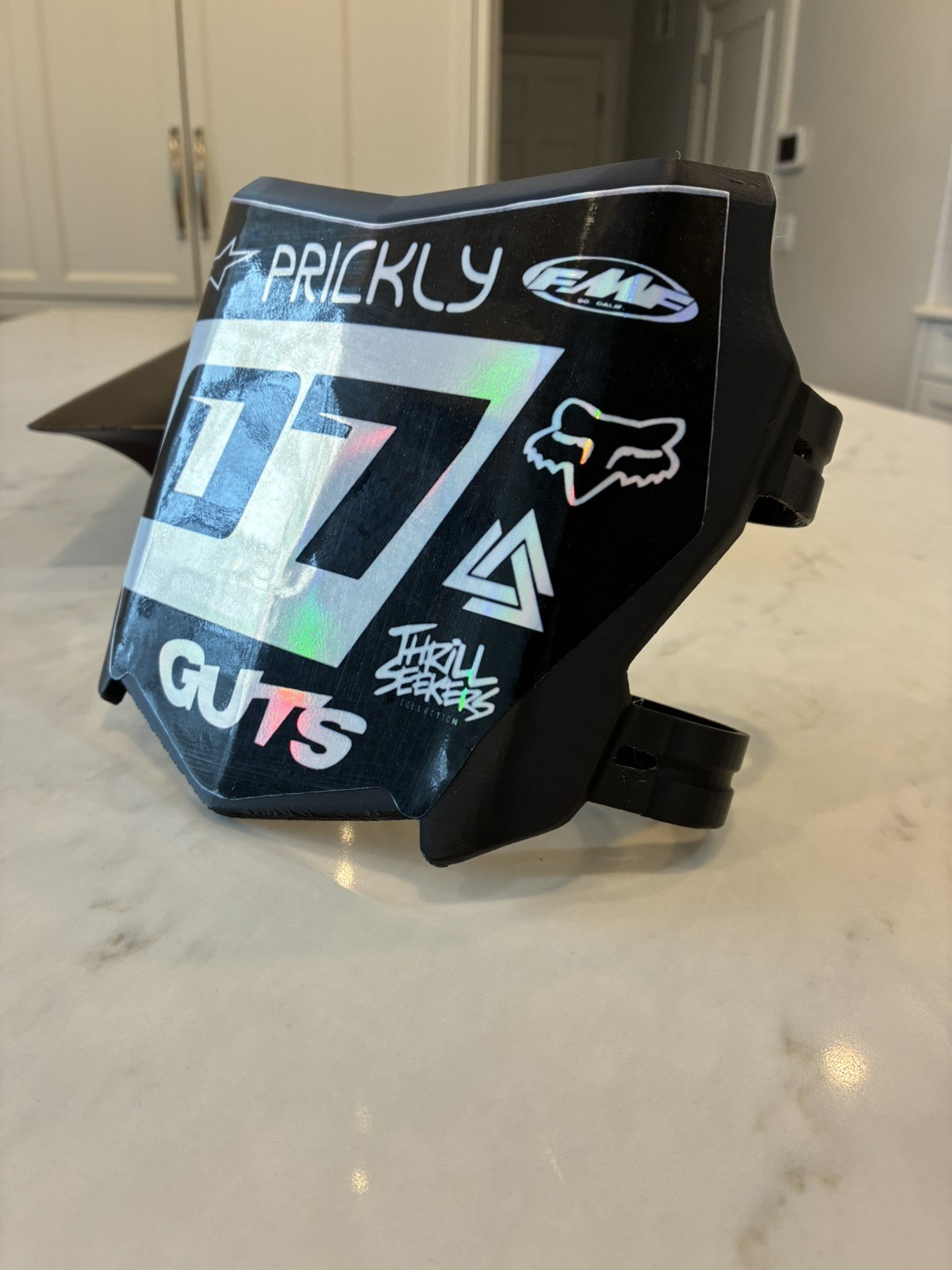 Motocutz Plate With Decal