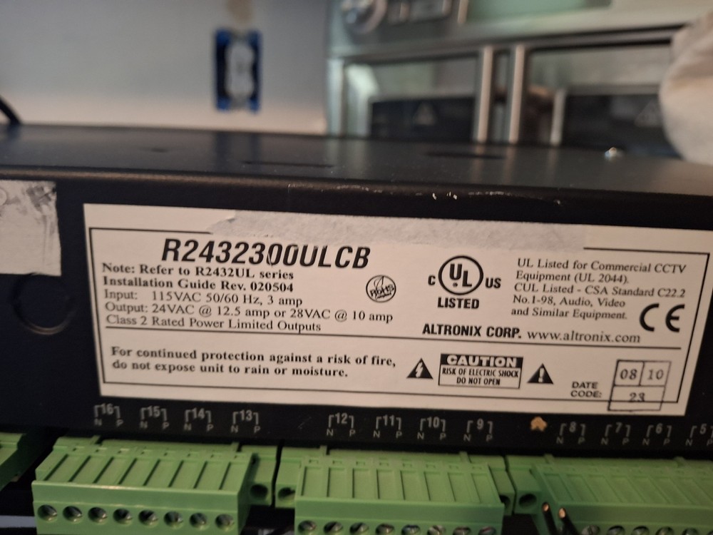 Altronix R2432600ULCB CCTV Power Supply