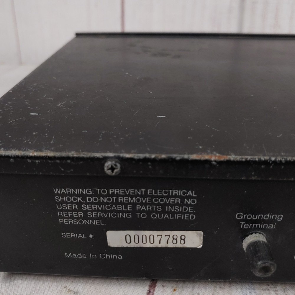 MISSING LIGHTS AudioSource EQ 100 Graphic Equalizer and Spectrum Analyzer TESTED