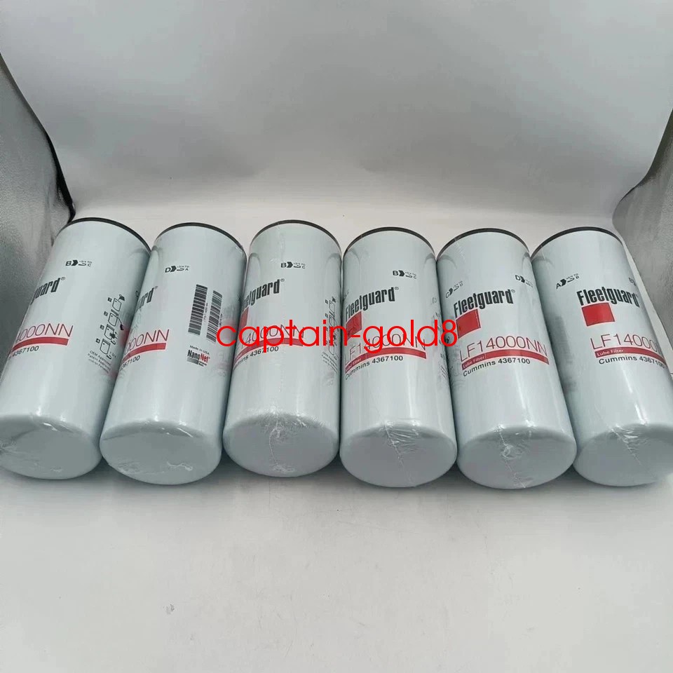 6 Pack Fleetguard LF14000NN Oil Filter Cummins ISX 4367100 NEW USA