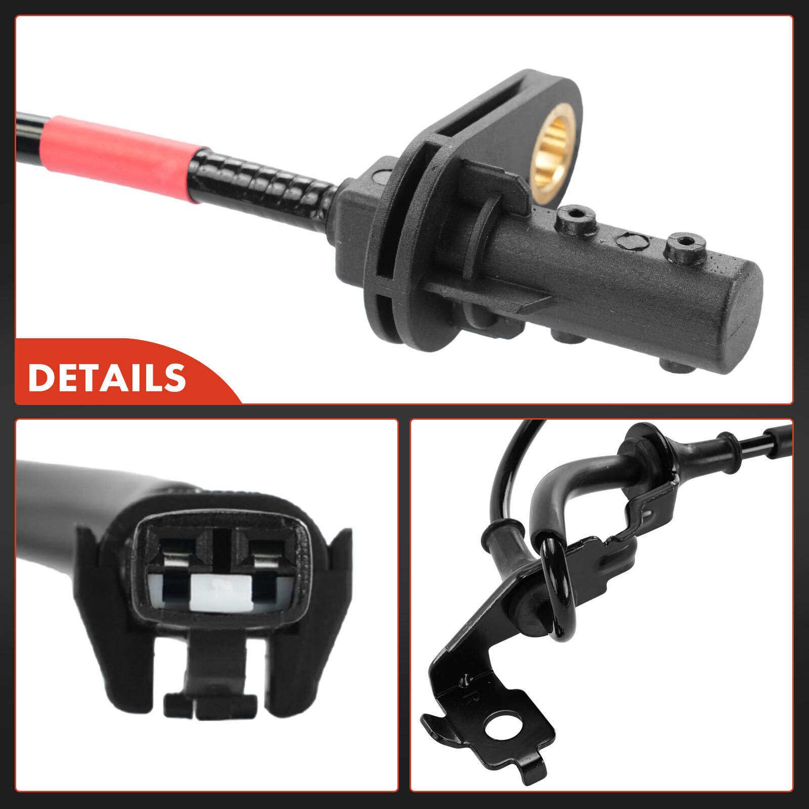 4x Front and Rear Side ABS Wheel Speed Sensor for Hyundai Sonata 2015-2019 FWD