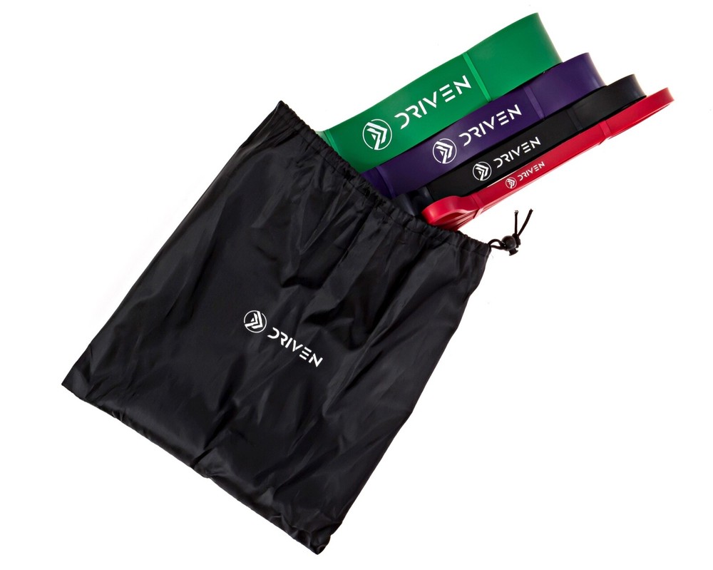 Driven | Premium Quality Exercise Resistance Bands Set Pull Up Strength Workout