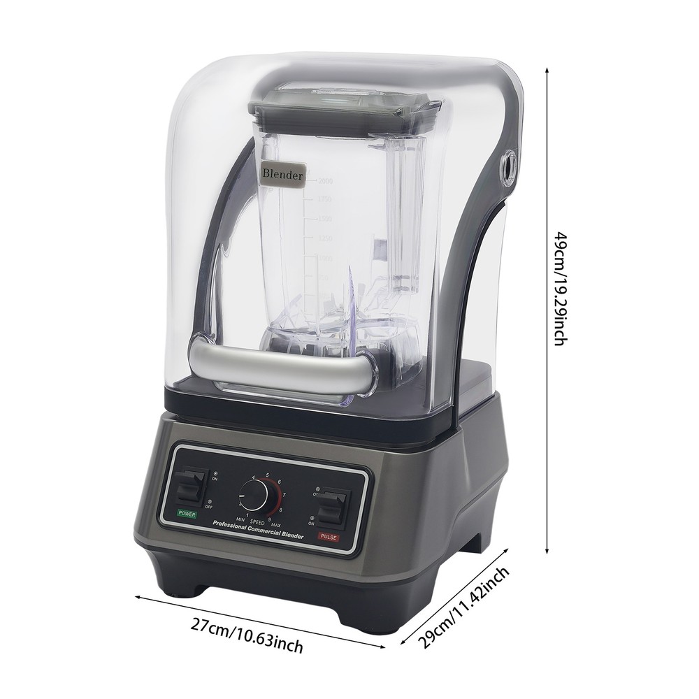 Multifunctional Blender with 67.63 oz Capacity & Adjustable Speed Control