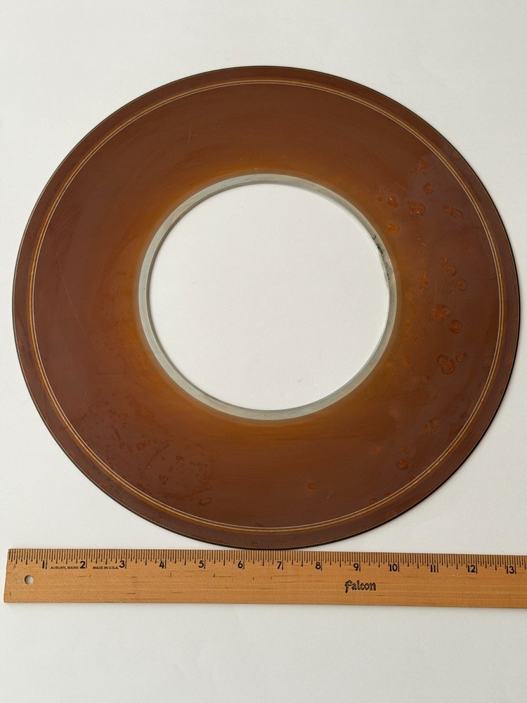 Vintage 14" hard disk platter - Unknown make- DEC/IBM/Control Data/etc -b