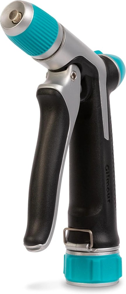 Front Control Hose Nozzle Heavy Duty Adjustable Spray Garden Water