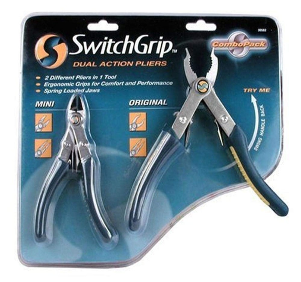 Tools SwitchGrip 30582 Dual Action Plier Combo Pack