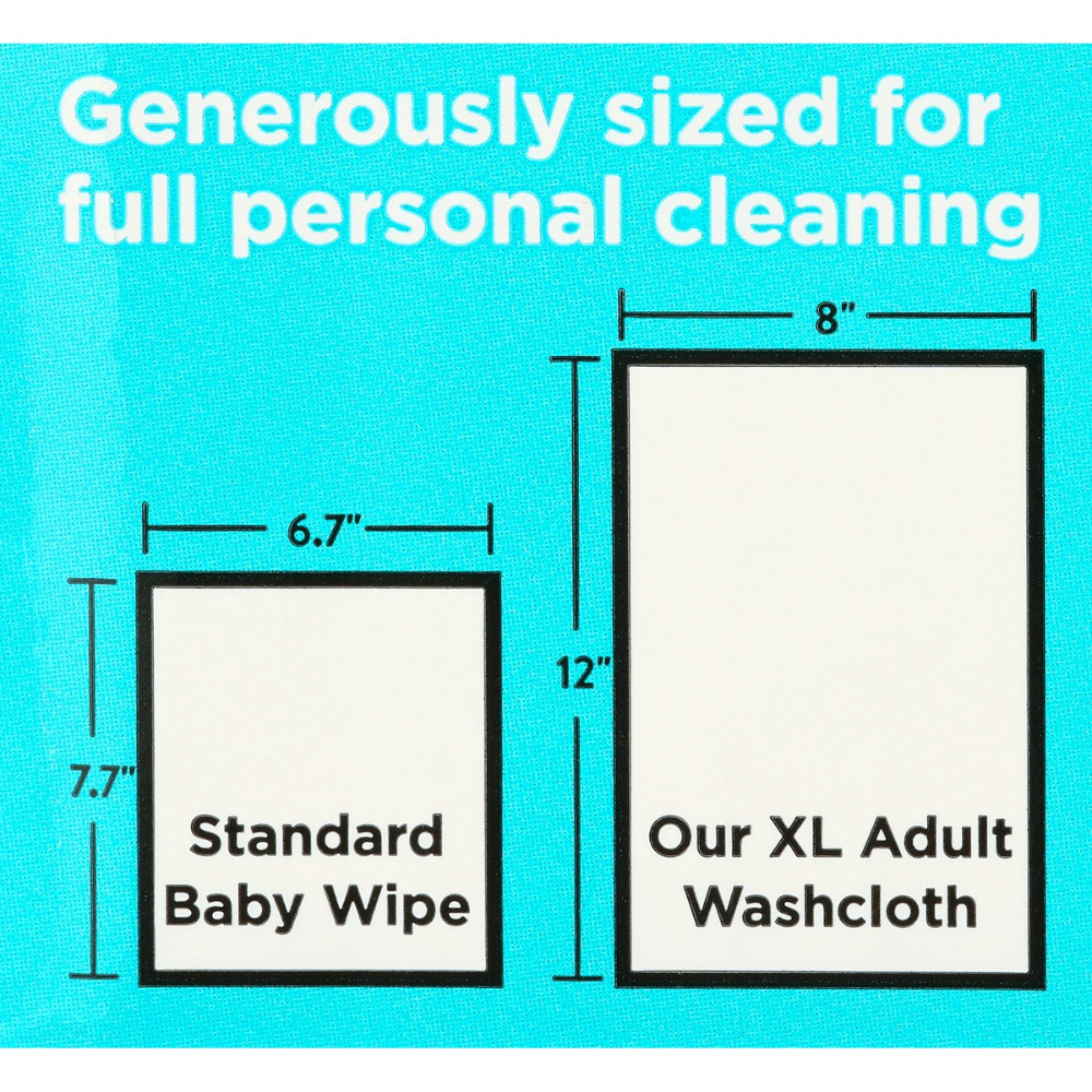 Assurance Premium XL Disposable Washcloths Adult Incontinence Wipes, 192 Count