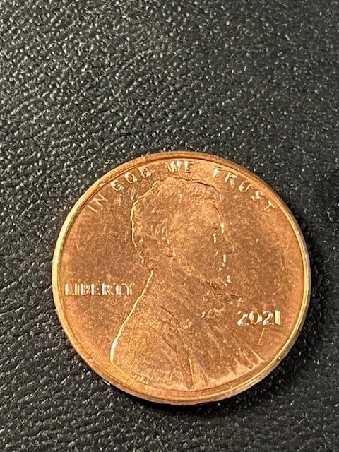 2021 P Penny - Lamination Error - A340