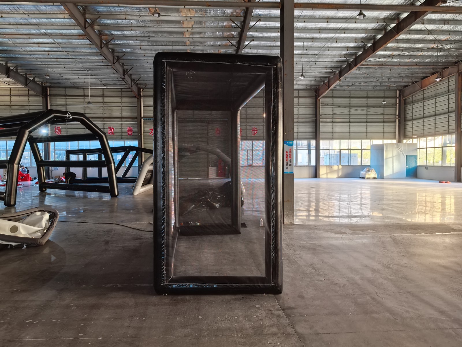 Portable Golf Hitting Bay Inflatable Simulator Enclosure with Screen&Net Outdoor