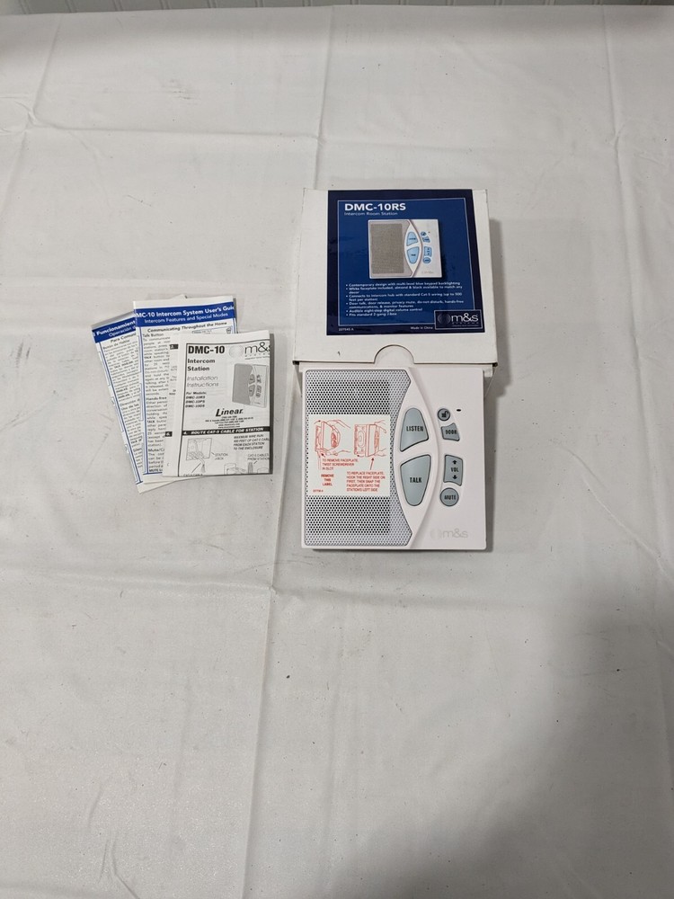 M&S Systems Intercom Room Station, White DMC-10RS