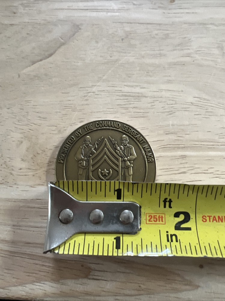 6th Battalion 52nd Air Defense Artillery Command Sergeant Major Challenge Coin