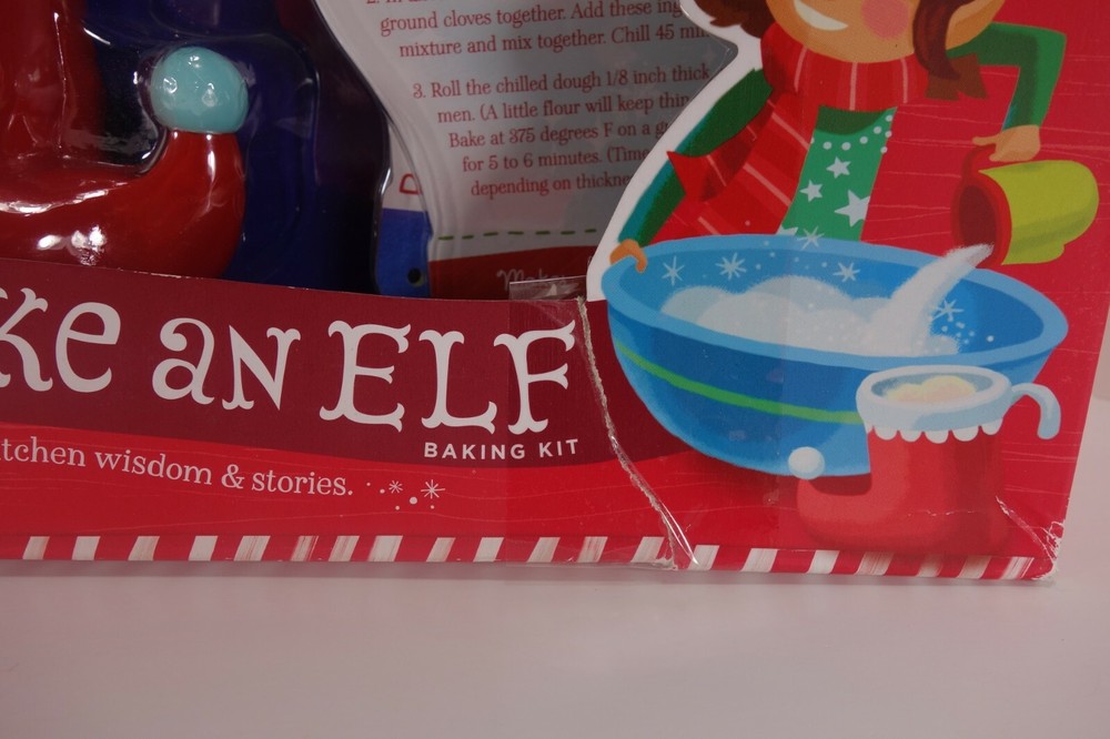 Hallmark Northpole Bake Like an Elf Baking Kit New in damaged Box