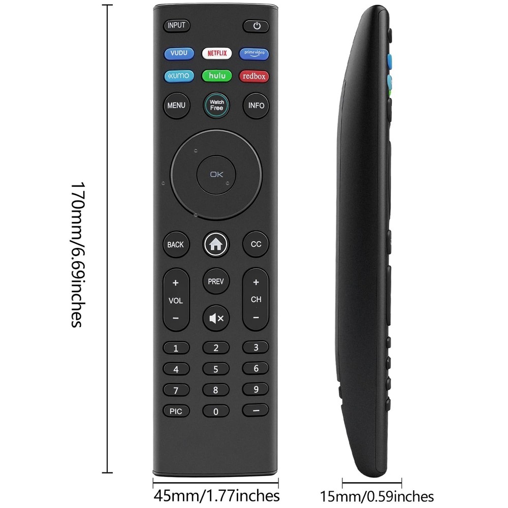 Universal Remote Replacement Control for Vizio TVs (Model Button xumo