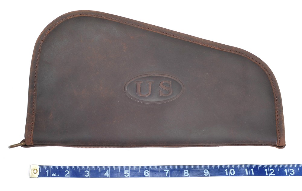 US WW2 Premium Leather Large Pistol Case