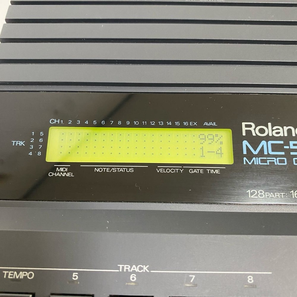 Roland MC-50 Micro Composer Sequencer Power on confirmed only.
