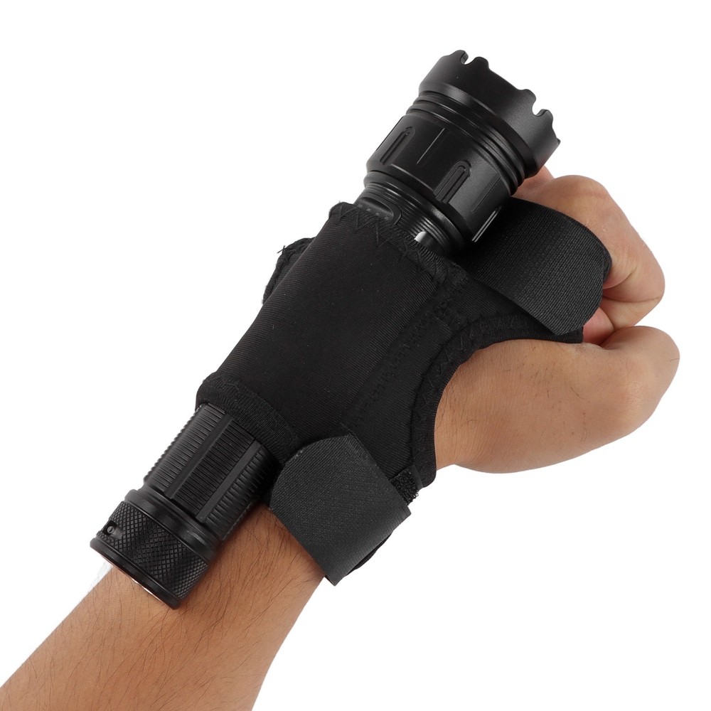Diving Flashlight Holder Sturdy Nylon Arm Mount For Diving