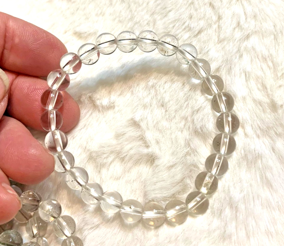 Clear Quartz Stretch Bracelet B-3050