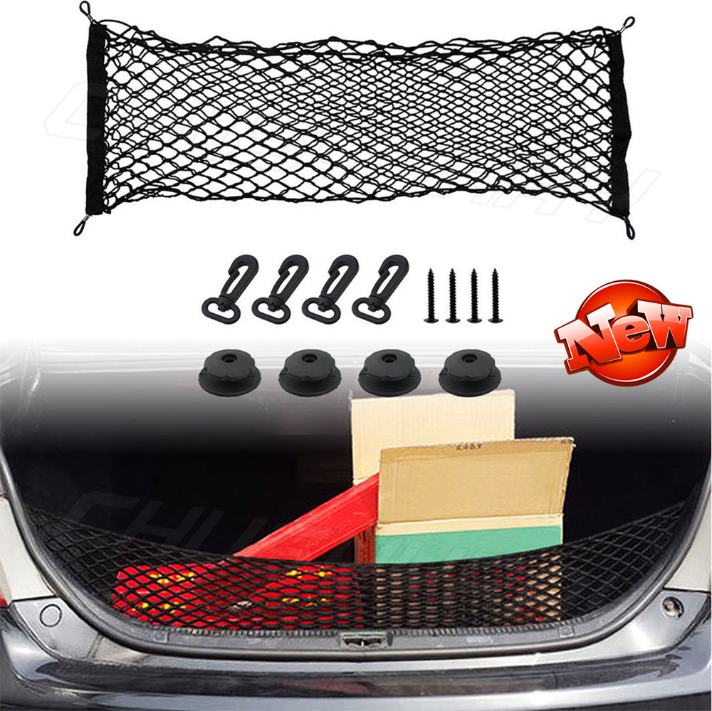 1x Rear Trunk Bed Envelope Style Mesh Cargo Net