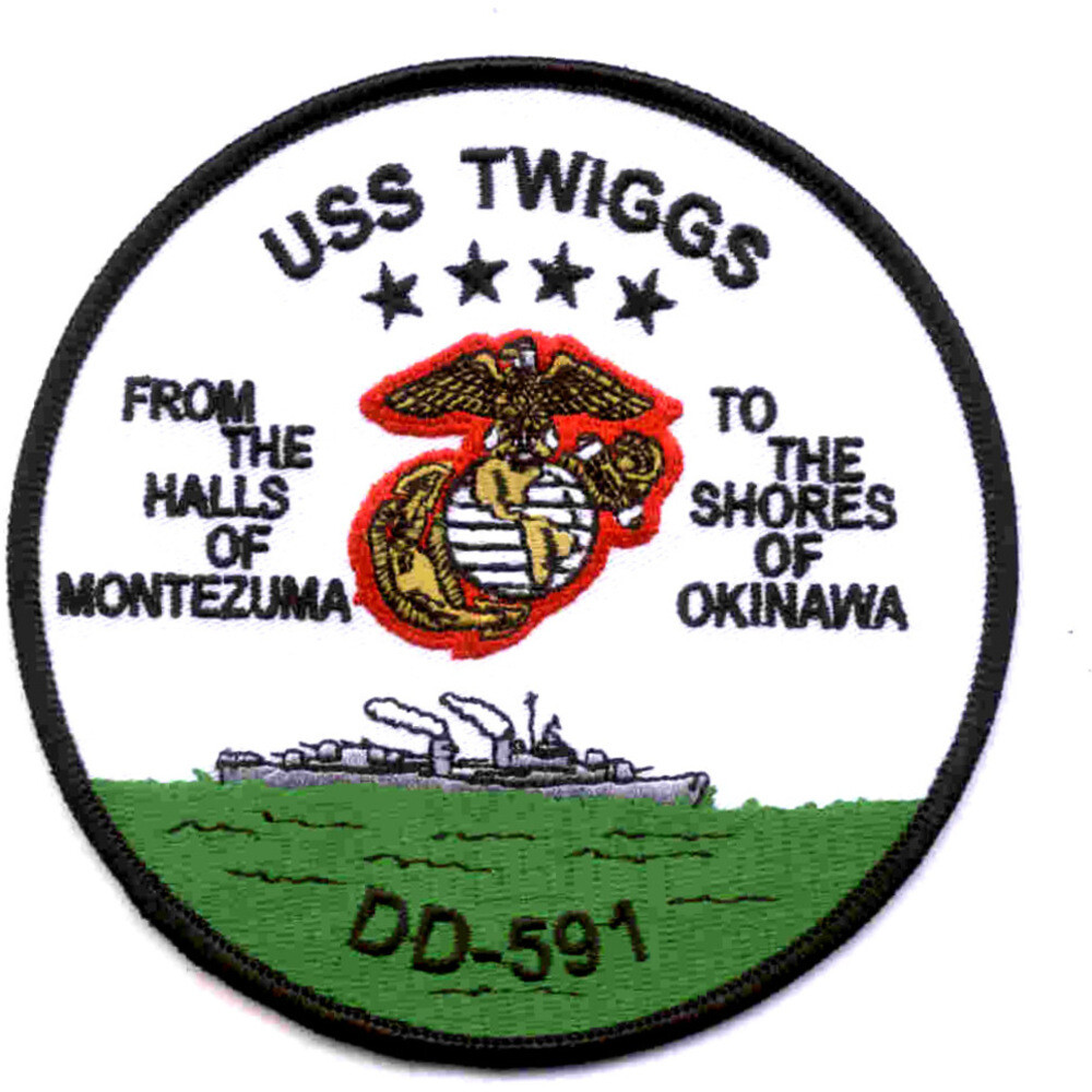 DD-591 USS Twiggs Patch