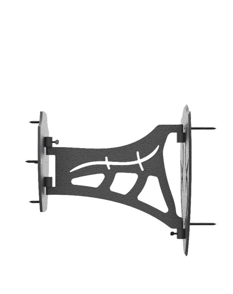 Skull Hooker Single Shoulder Trophy Mount SKH-SSM-BLK