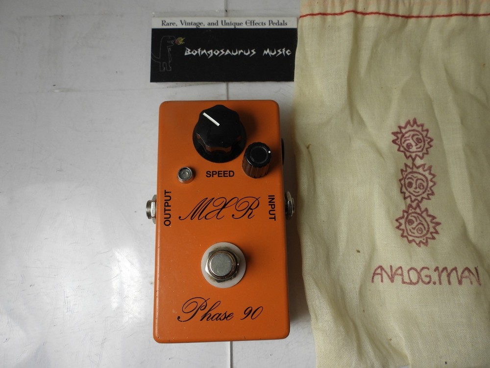 MXR Phase 90 Phaser Script Logo RI Effects Pedal w/Analogman Mod Modified Modded