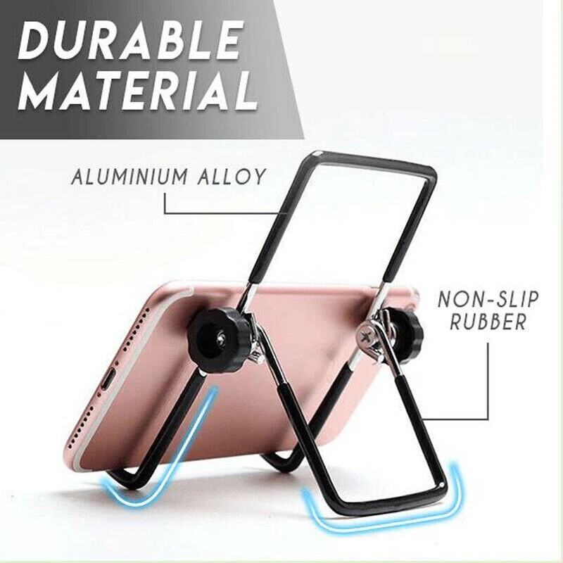 Adjustable Foldable Metal Phone Tablet iPad Stand Desktop Holder Mount Support