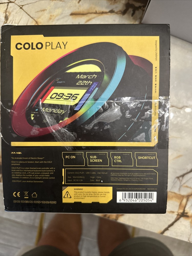 Cololight COLOPLAY LS169 Black Stream Deck Desktop Controller Gaming