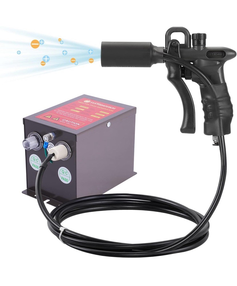 Ionizing Air Gun 7KV Anti Static Ionizer Eliminator with High Voltage Generator
