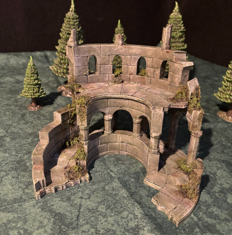 Forest Tower Ruins Scatter Terrain
